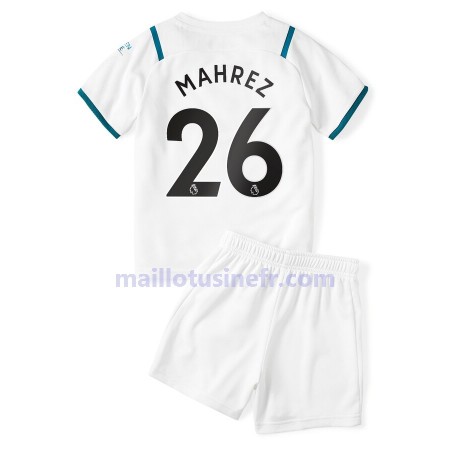 Maillot de Foot Manchester City Riyad Mahrez 26 Extérieur 2021-22 - Enfant